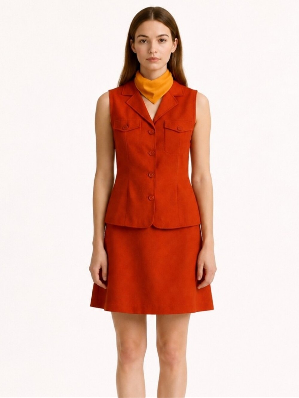 Volage | Vintage 70's Vest Skirt Set